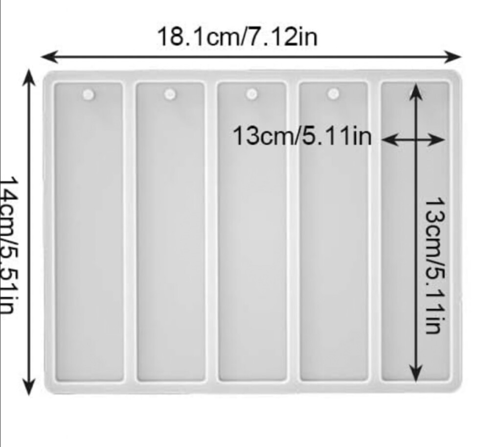 Силикон молд–Книгоразделител правоъгълен широк 5бр– Арт. №2511202 Молдове и калъпи Art, Home & Decor Силикон молд–Книгоразделител правоъгълен широк 5бр– Арт. №2511202 Молдове и калъпи Art, Home & Decor