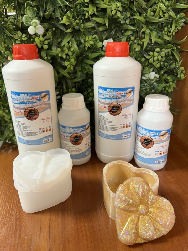 Епоксидна Смола AHD40-2kg. – Clear Epoxy+молд кутия