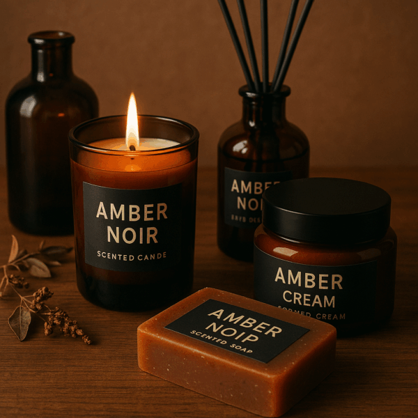Парфюмен аромат “Amber Noir”-20ml. Материали за сапуни Art, Home & Decor