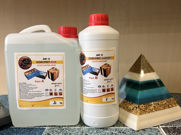 AHD10EPOXY RESIN-бързосъхнеща епоксидна смола, дебели отливки-3кг - Image 3