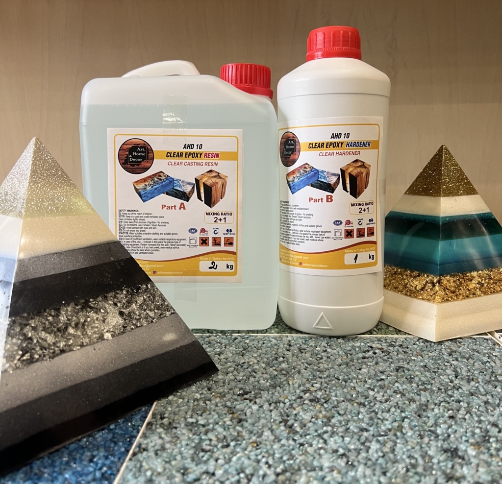AHD10EPOXY RESIN-бързосъхнеща епоксидна смола, дебели отливки-3кг Епоксидни смоли Art, Home & Decor 2