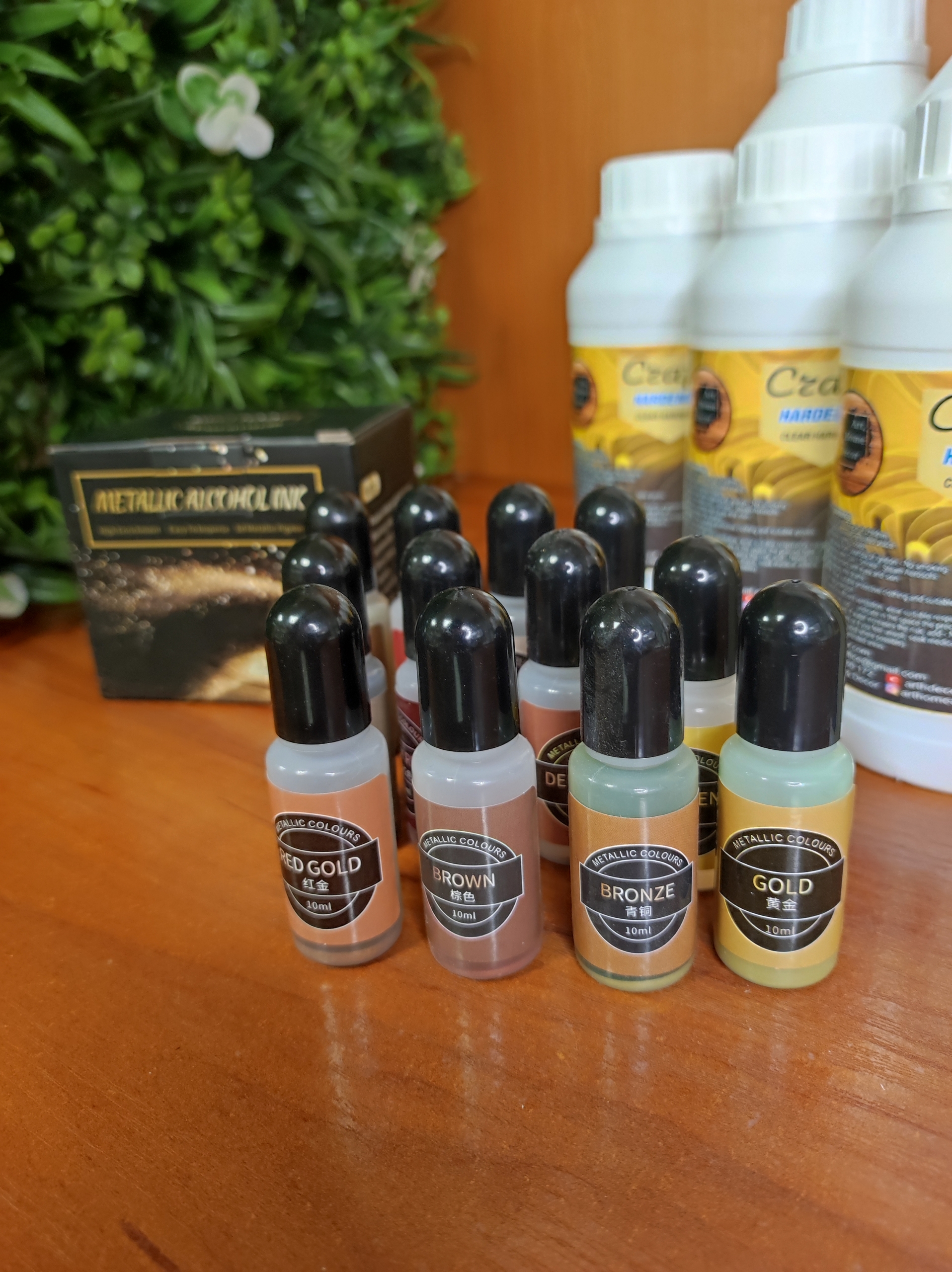 Промо Епоксидна смола Craft Epoxy 4бр+оцветители Металик 12 цвята Неустоими оферти Art, Home & Decor 3 Промо Епоксидна смола Craft Epoxy 4бр+оцветители Металик 12 цвята - Image 2