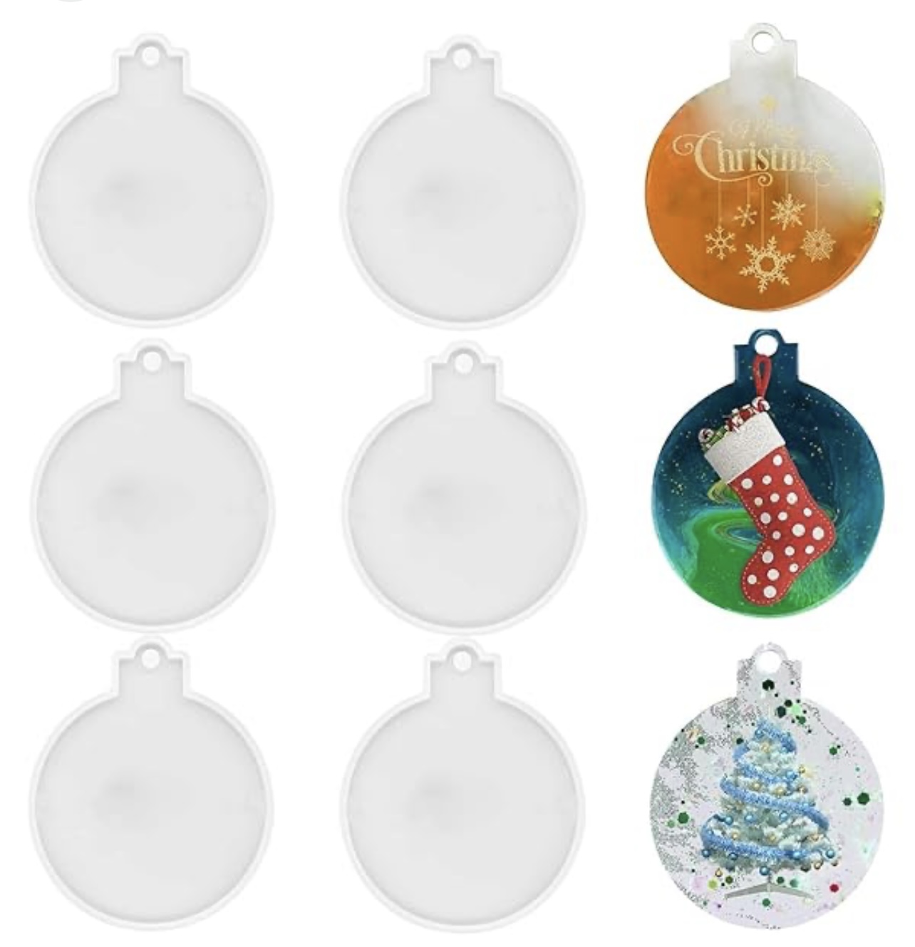 Силиконов молд/калъп кръгла висулка Art.№251107 Молдове и калъпи Art, Home & Decor 4 Силиконов молд/калъп кръгла висулка Art.№251107 - Image 3