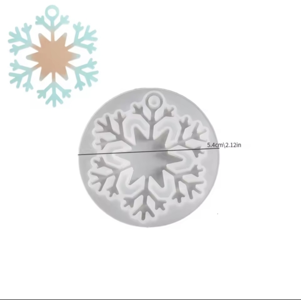 Matriță/muould de silicon Fulgi de zăpadă – Art.№251120 Matrițe / Muoulduri pentru rășină epoxidică Art, Home & Decor 12