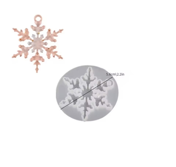 Matriță/muould de silicon – Fulgi de zăpadă Art.№251121 Matrițe pentru rășină epoxidică Art, Home & Decor
