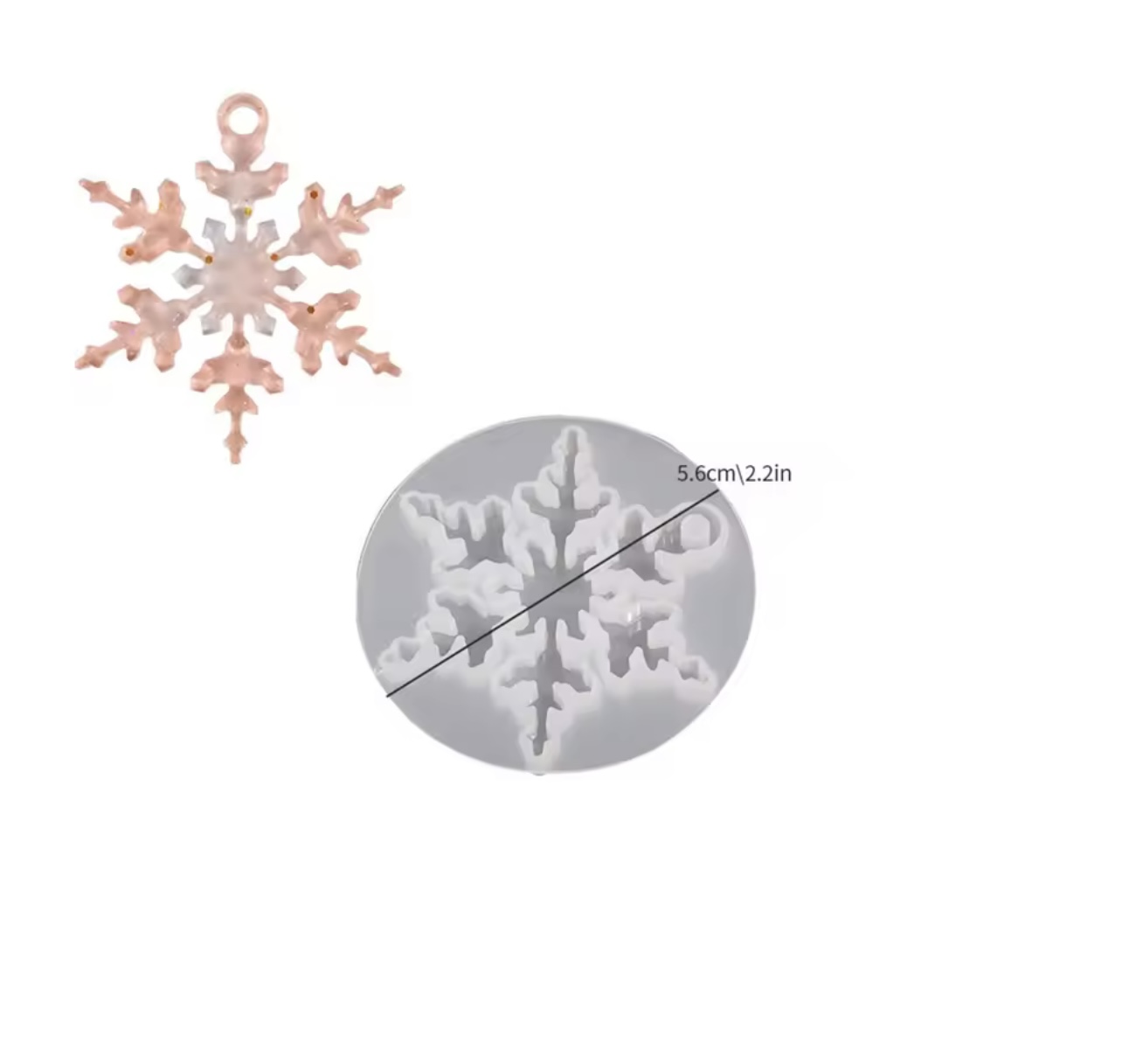 Силиконов молд/калъп –Снежинки Art.№251121 Молдове и калъпи Art, Home & Decor 2 Силиконов молд/калъп –Снежинки Art.№251121