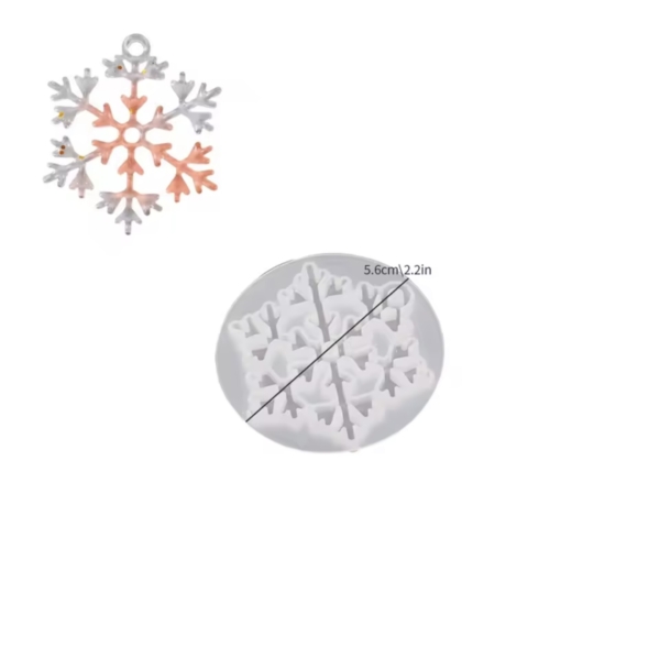 Silicone mold/cast – Snowflakes Art.№251122 Molds / Casts for Epoxy Resin Art, Home & Decor Silicone mold/cast – Snowflakes Art.№251122 Molds / Casts for Epoxy Resin Art, Home & Decor