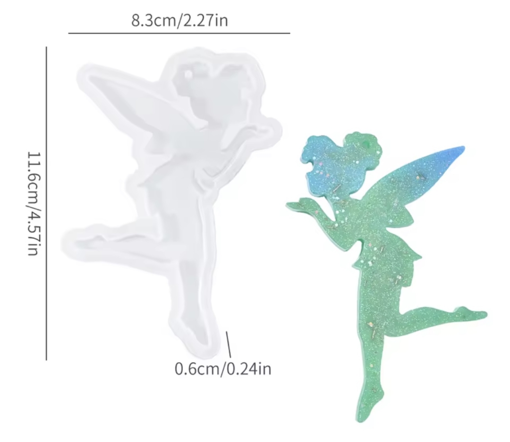 Силиконов молд/калъп –Фея за Art.№251134 Молдове и калъпи Art, Home & Decor