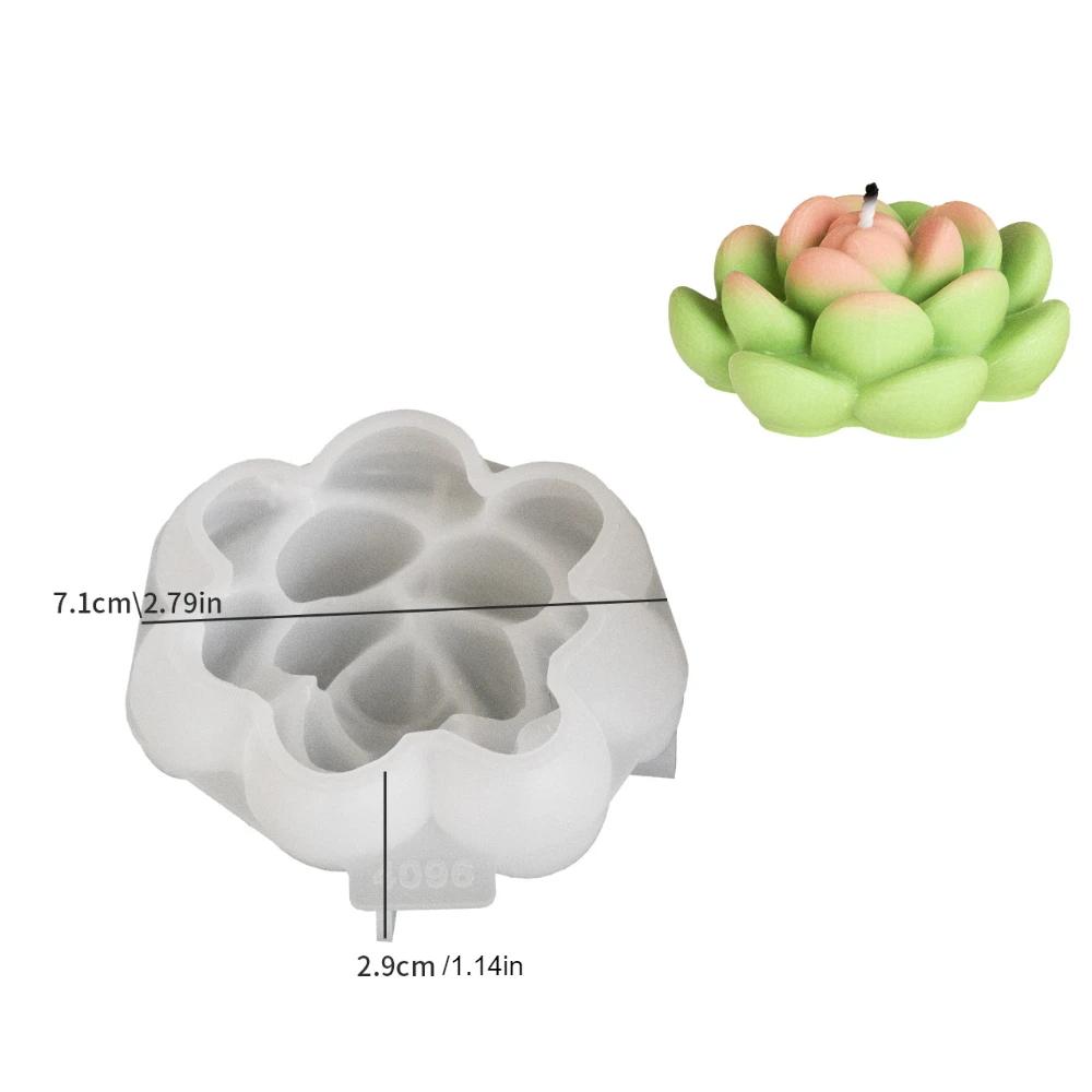 Силиконов молд/калъп – Сукулент- Art. № 251149 Материали за сапуни Art, Home & Decor