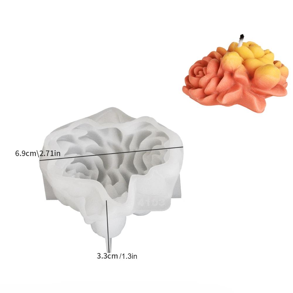 Силиконов молд/калъп – Двойно цвете- Art. № 251152 Материали за сапуни Art, Home & Decor