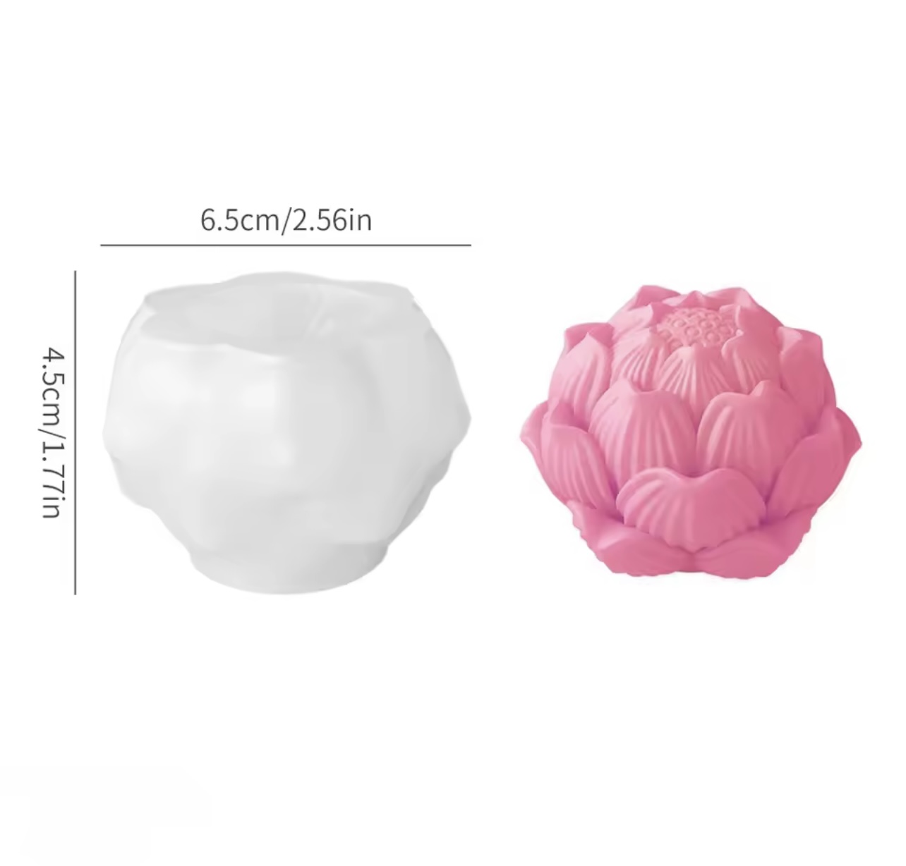 Силикон молд/калъп – цвят лотус Арт. № 251167 Материали за сапуни Art, Home & Decor 2 Силикон молд/калъп – цвят лотус Арт. № 251167