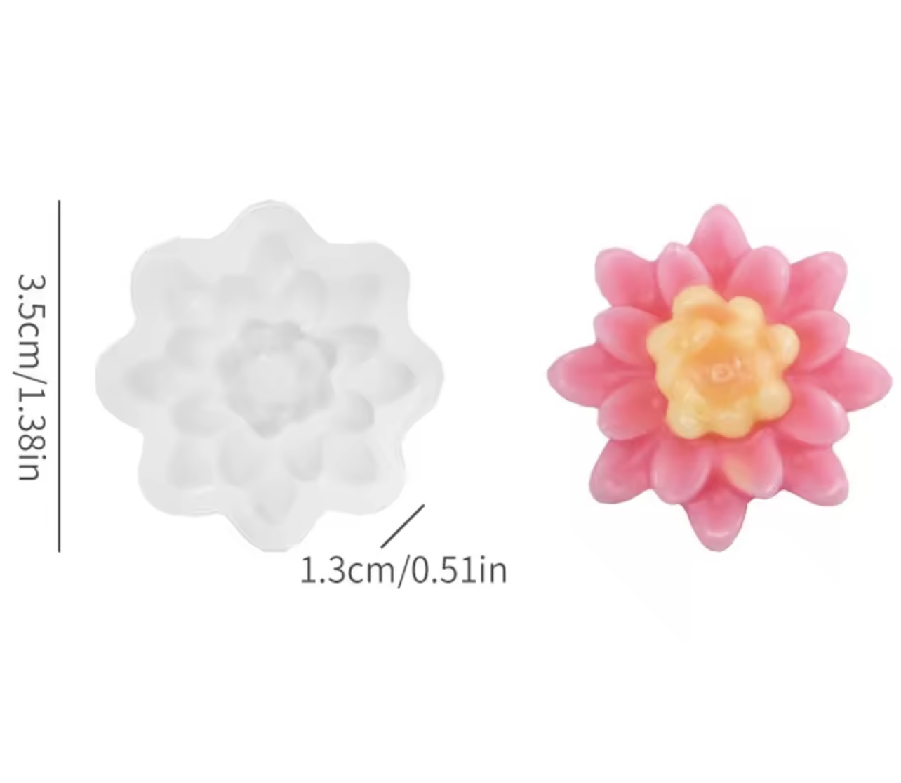 Силикон молд/калъп – Цвете-Арт. № 251163 Материали за сапуни Art, Home & Decor 2 Силикон молд/калъп – Цвете-Арт. № 251163