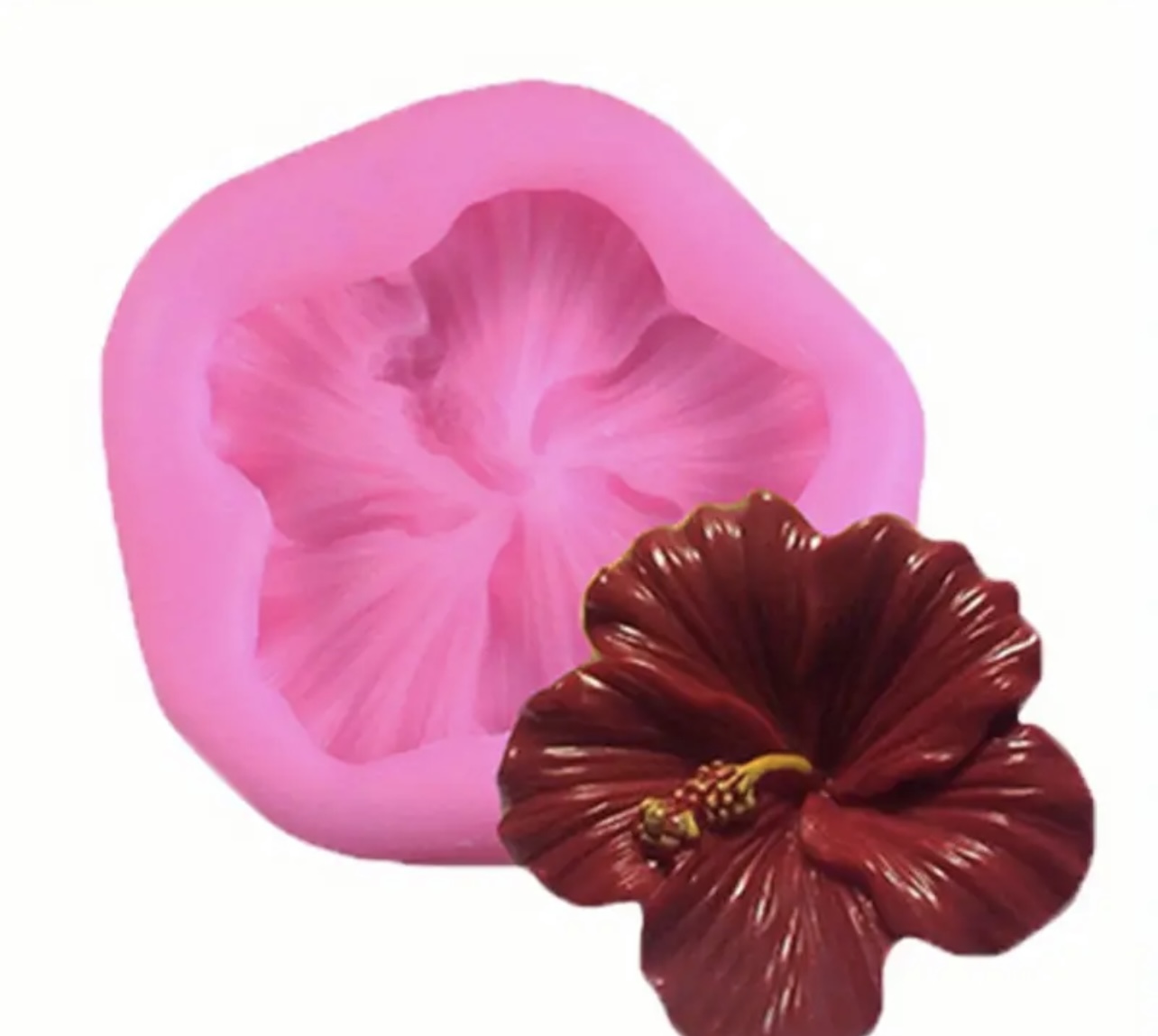 Силикон молд/калъп – Цвете Хибискус Арт. № 251170 Материали за сапуни Art, Home & Decor 2 Силикон молд/калъп – Цвете Хибискус Арт. № 251170