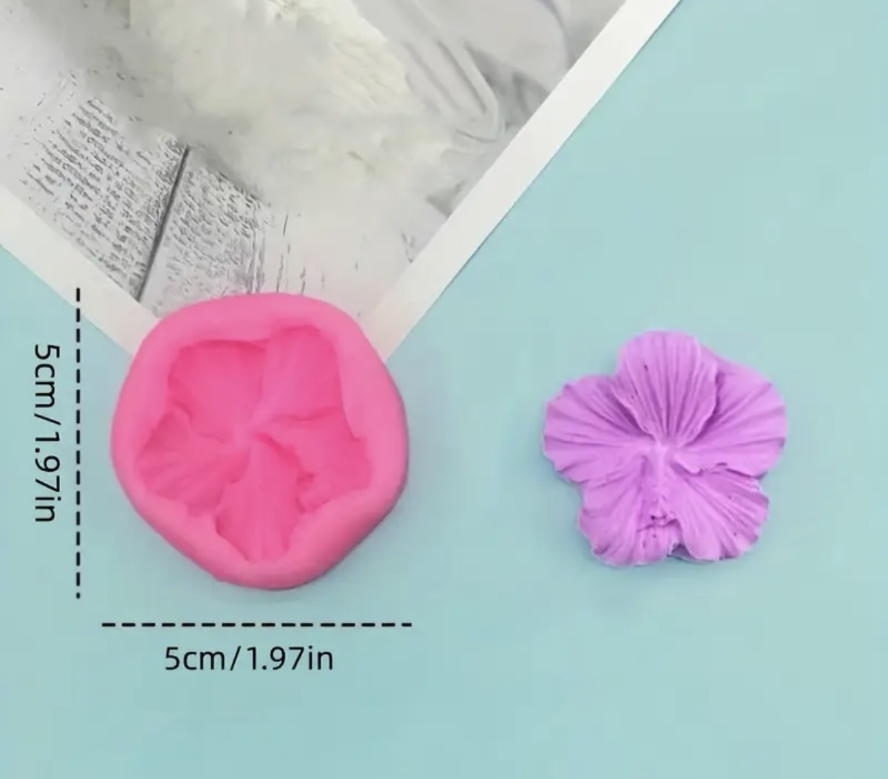 Силикон молд/калъп – Цвете Хибискус Арт. № 251170 Материали за сапуни Art, Home & Decor 3 Силикон молд/калъп – Цвете Хибискус Арт. № 251170 - Image 2