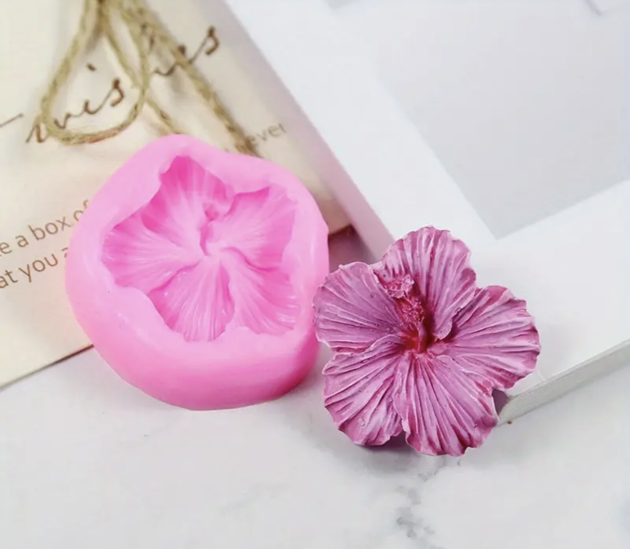 Силикон молд/калъп – Цвете Хибискус Арт. № 251170 Материали за сапуни Art, Home & Decor 4 Силикон молд/калъп – Цвете Хибискус Арт. № 251170 - Image 3