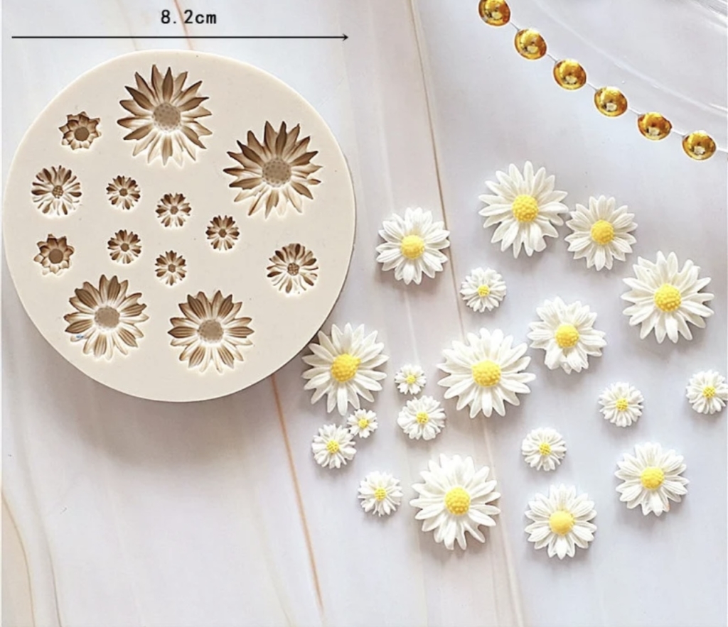 Силикон молд/калъп -Маргаритки 13 бр – Арт. № 251174 Материали за сапуни Art, Home & Decor