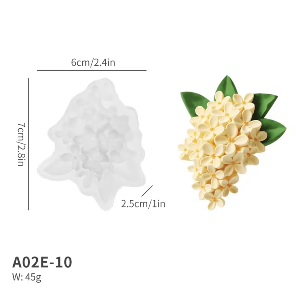 Силикон молд/калъп -Жасмин– Арт. № 251159 Материали за сапуни Art, Home & Decor