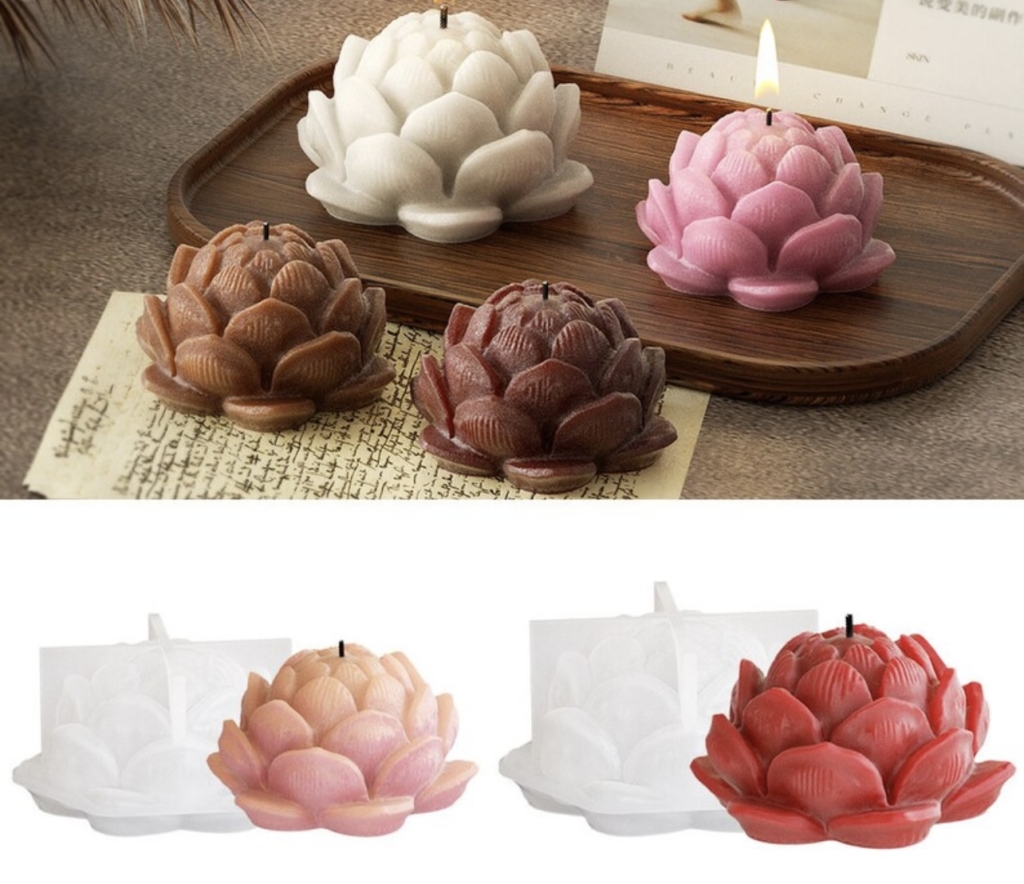 Силиконов молд/калъп – Лотус-Арт. № 251165 Материали за сапуни Art, Home & Decor Силиконов молд/калъп – Лотус-Арт. № 251165 Материали за сапуни Art, Home & Decor