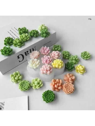 Силиконов молд/калъп – Сукуленти 7бр – Арт. №251173 Материали за сапуни Art, Home & Decor Силиконов молд/калъп – Сукуленти 7бр – Арт. №251173 Материали за сапуни Art, Home & Decor