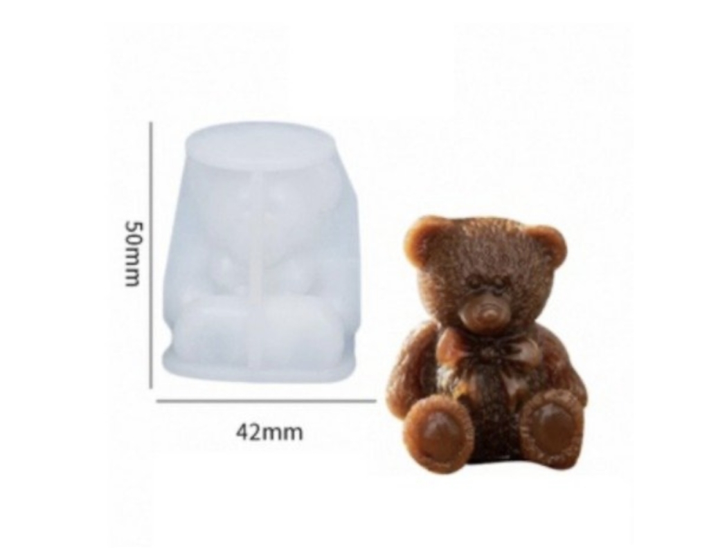 Силиконов молд/калъп – мече с панделка – Арт. №251182 Материали за сапуни Art, Home & Decor Силиконов молд/калъп – мече с панделка – Арт. №251182 Материали за сапуни Art, Home & Decor