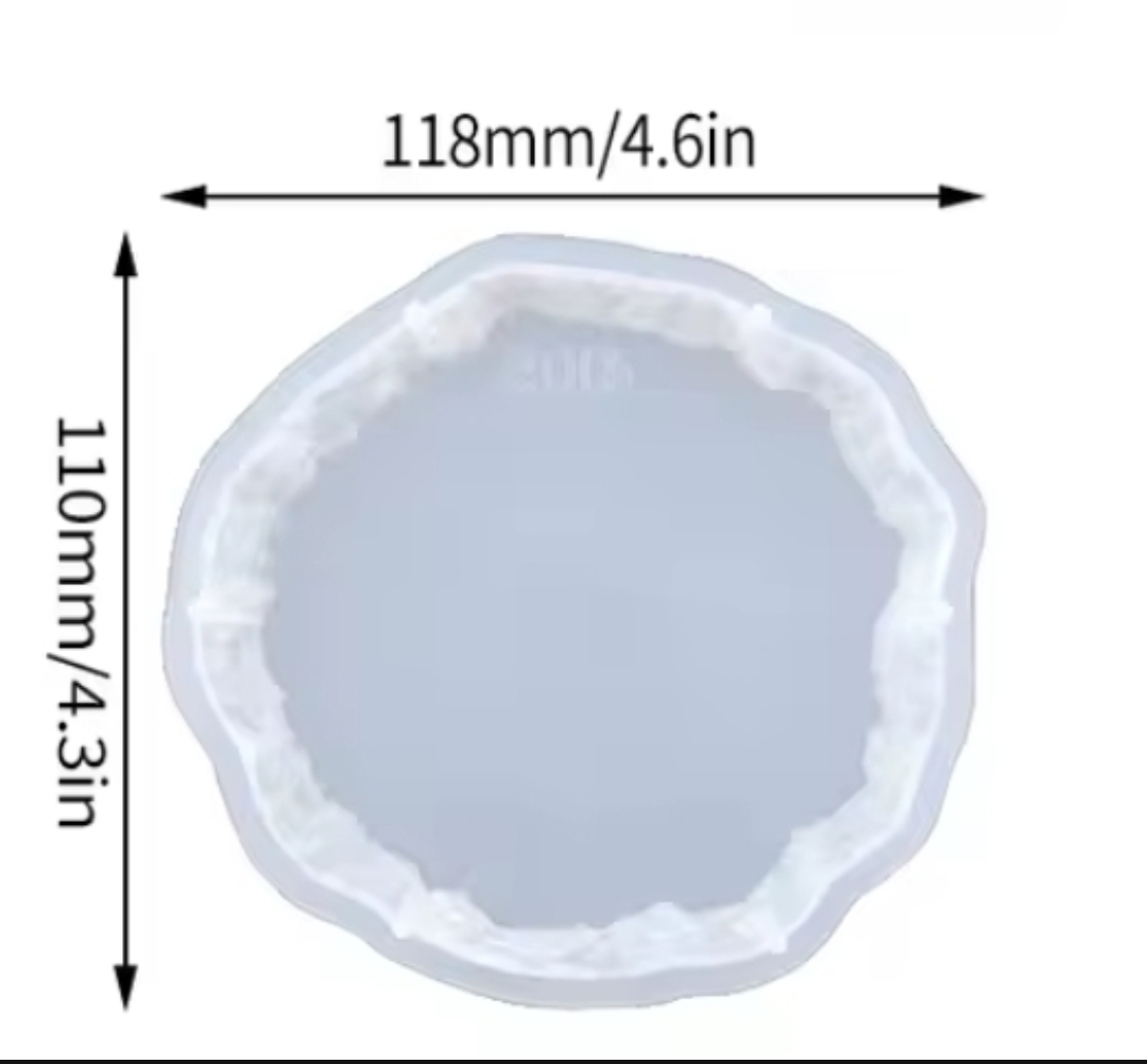 Силиконов молд – Подложка за чаша Геод 11,8*11см. Арт. №2511147 Молдове и калъпи Art, Home & Decor 3 Силиконов молд – Подложка за чаша Геод 11,8*11см. Арт. №2511147 - Image 2