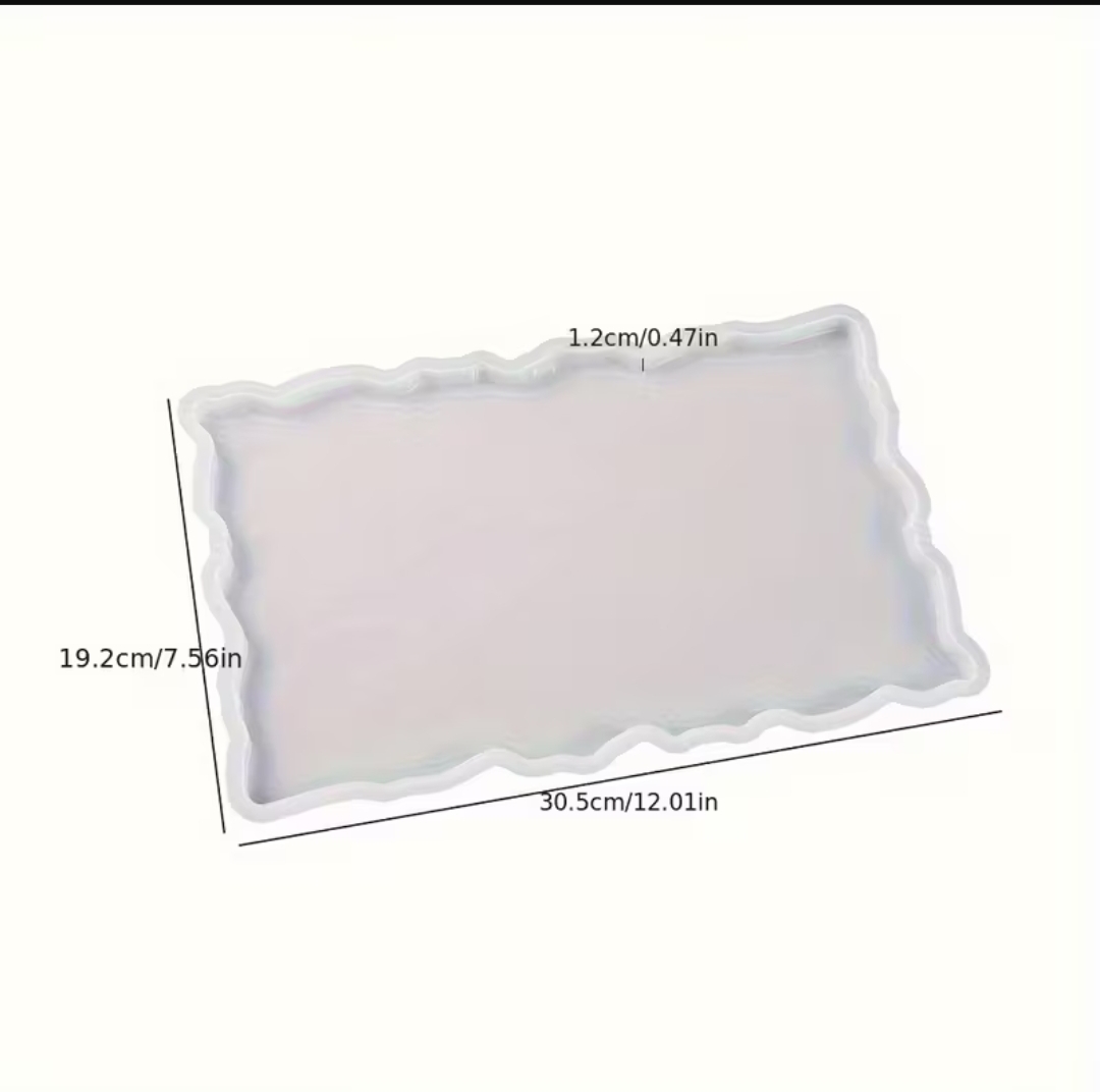 Силиконов молд – Поднос/Плато с вълнообразен кант – Art. №2511111 Молдове и калъпи Art, Home & Decor 3 Силиконов молд – Поднос/Плато с вълнообразен кант – Art. №2511111 - Image 2