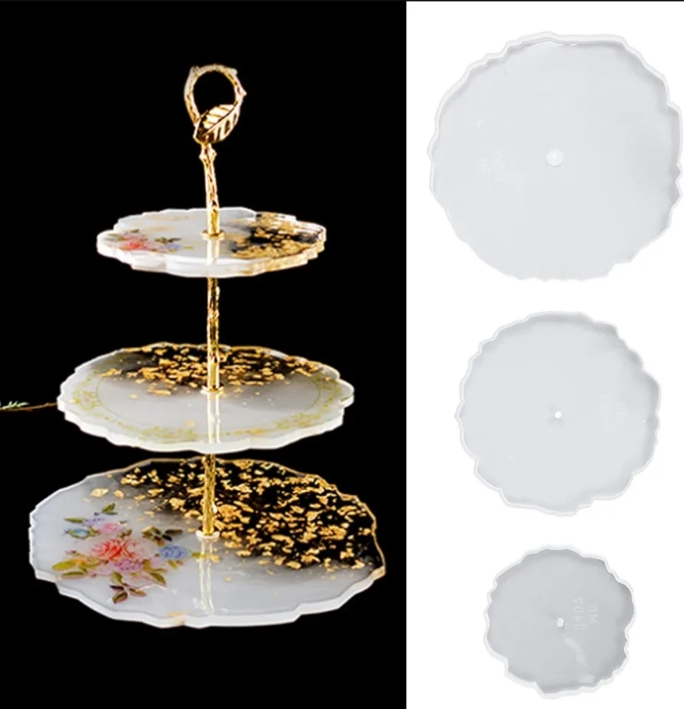 Силиконов молд – Триетажен поднос – Арт. №2511114 Молдове и калъпи Art, Home & Decor