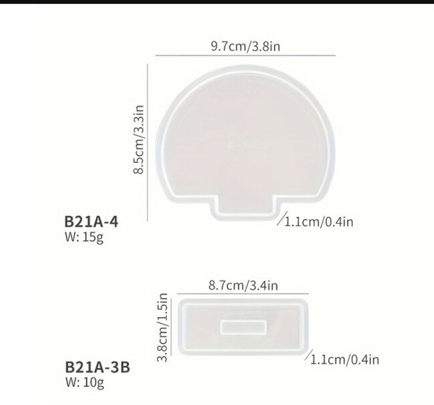Matriță din silicon pentru fotografii/decoruri – Art.№2511136 Matrițe / Forme pentru rășină epoxidică Art, Home & Decor 13 Matriță din silicon pentru fotografii/decoruri – Art.№2511136 - Imagine 2