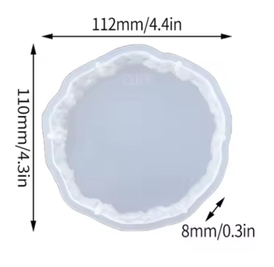 Силиконов молд – Подложка за чаша Геод 11,2*11см. Арт. №2511144 Молдове и калъпи Art, Home & Decor 3 Силиконов молд – Подложка за чаша Геод 11,2*11см. Арт. №2511144 - Image 2