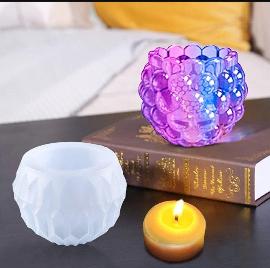 Силиконов молд/калъп – свещник/кашпа – Art. № 2409327 Материали за свещи Art, Home & Decor