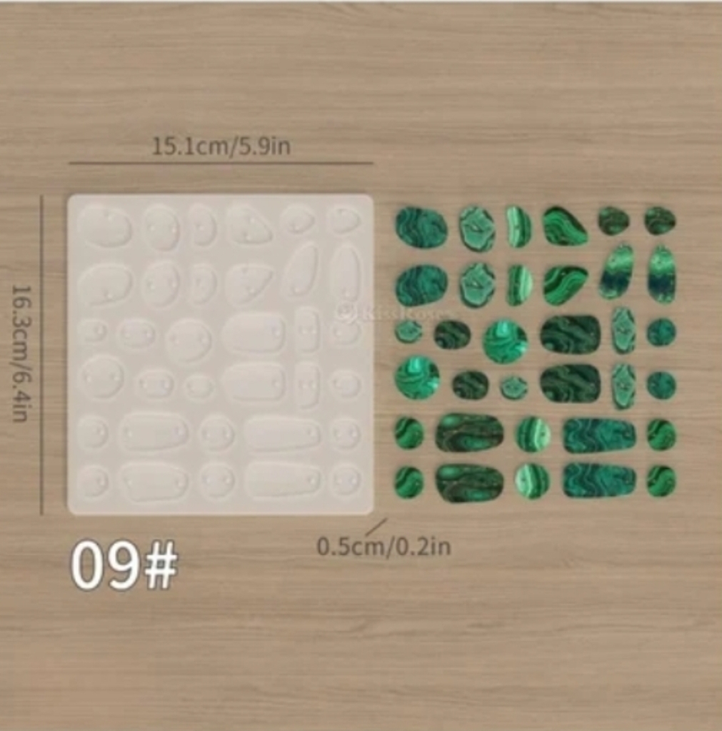 Силиконов молд за бижута „Артистични форми 8“ – Арт. №2511172 Молдове и калъпи Art, Home & Decor