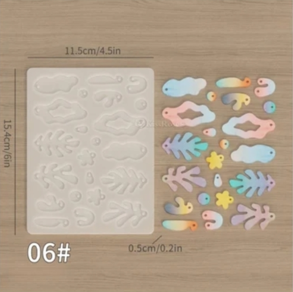 Силиконов молд за бижута „Артистични форми 7“ – Арт. №2511171 Молдове и калъпи Art, Home & Decor