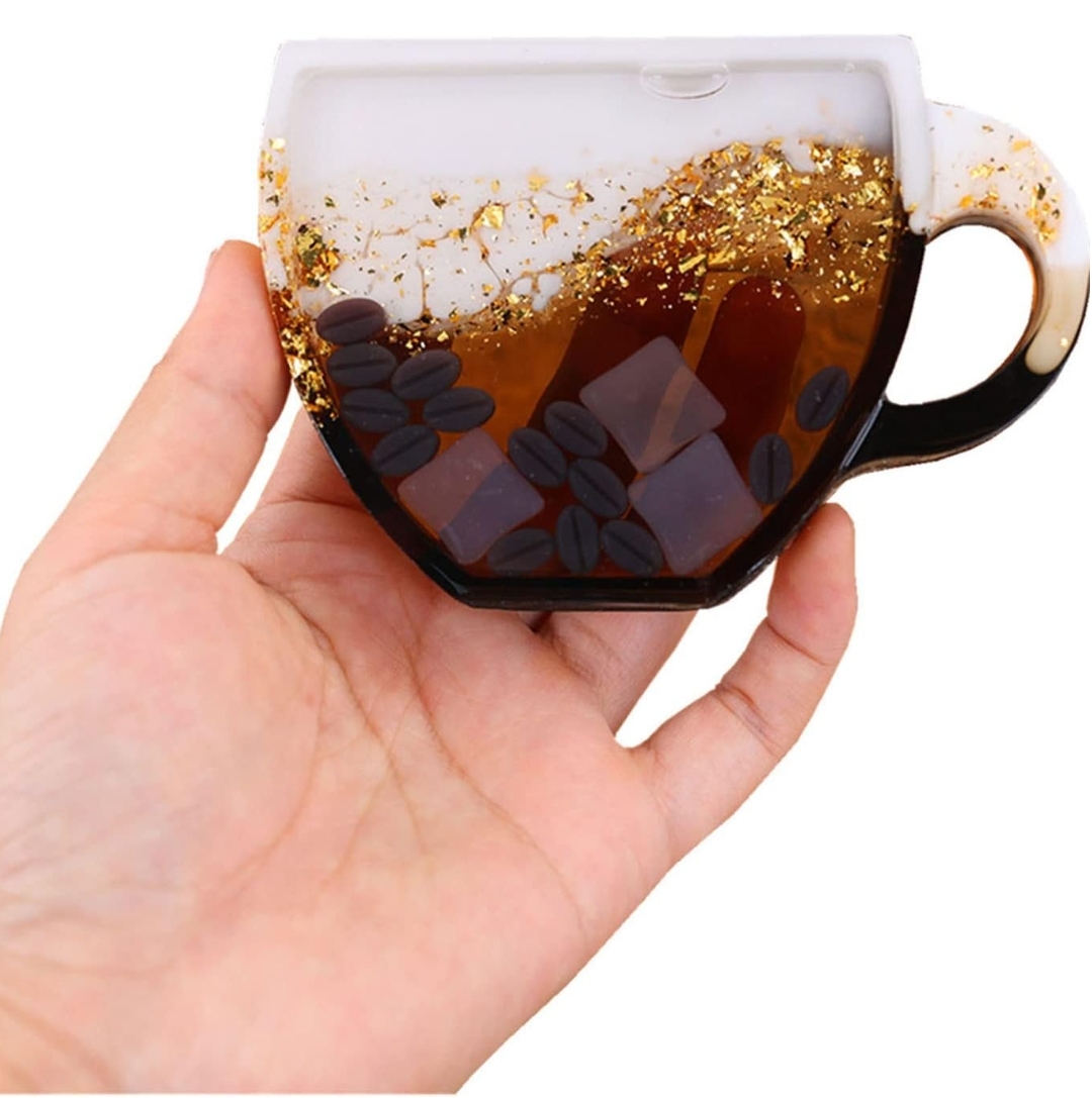 Комплект молд „Кафе“–подложка,стойка,зърна кафе и др-Арт.№2511160 Молдове и калъпи Art, Home & Decor 7 Комплект молд „Кафе“–подложка,стойка,зърна кафе и др-Арт.№2511160 - Image 6