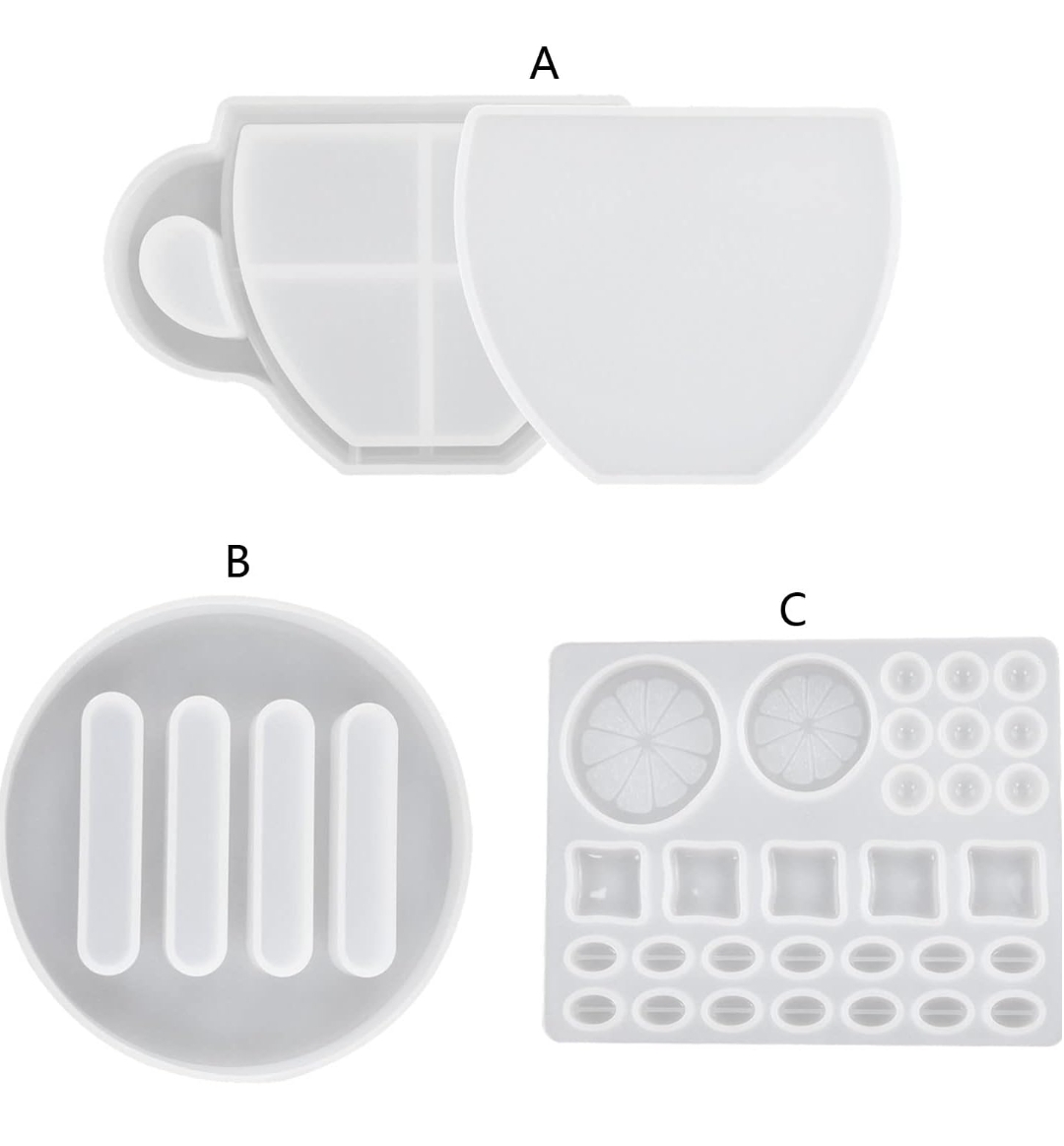 Комплект молд „Кафе“–подложка,стойка,зърна кафе и др-Арт.№2511160 Молдове и калъпи Art, Home & Decor 5 Комплект молд „Кафе“–подложка,стойка,зърна кафе и др-Арт.№2511160 - Image 4