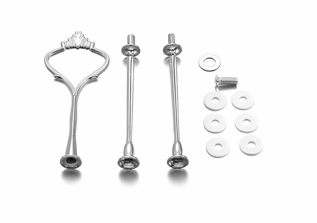 Метален комплект за подноси на три нива, Сребро – Арт. №2511115 Молдове и калъпи Art, Home & Decor Метален комплект за подноси на три нива, Сребро – Арт. №2511115 Молдове и калъпи Art, Home & Decor