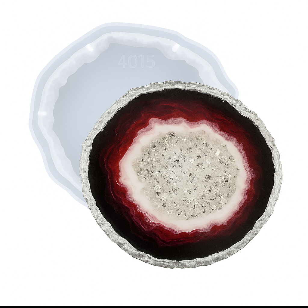 Силиконов молд – Подложка за чаша Геод 11,3*11см. Арт. №2511145 Молдове и калъпи Art, Home & Decor Силиконов молд – Подложка за чаша Геод 11,3*11см. Арт. №2511145 Молдове и калъпи Art, Home & Decor