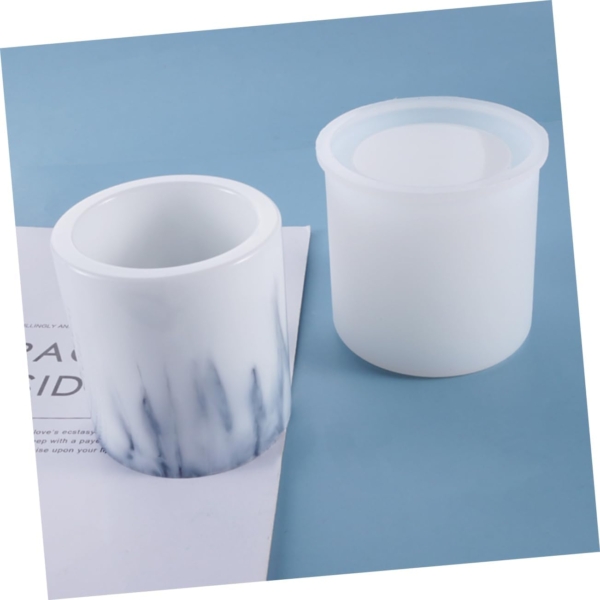 Matriță/mulaj din silicon organizator – formă cilindrică – Art. Nr. 2511105 Matrițe / Mulaje pentru rășină epoxidică Artă, Casă & Decor