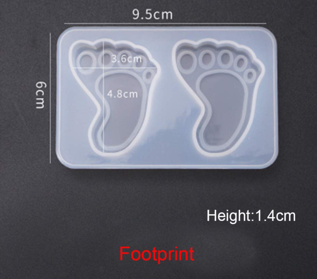 Силиконов молд/калъп Бебешки стъпки- Art.№2511223 Молдове и калъпи Art, Home & Decor