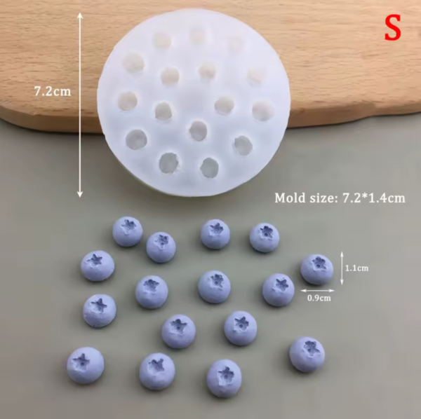 Silicone mold Mini Blueberries – 16 pieces – №2511268 Molds / Candle Molds Art, Home & Decor Silicone mold Mini Blueberries – 16 pieces – №2511268 Molds / Candle Molds Art, Home & Decor
