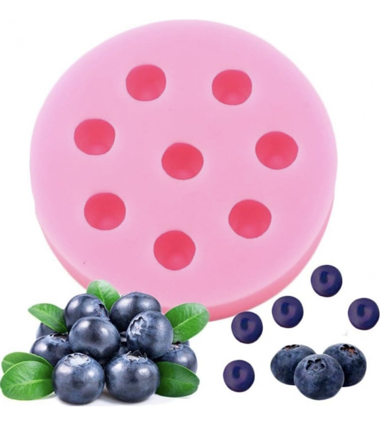 Силиконов молд за боровинки – 8 гнезда Арт. №2511275 Материали за свещи Art, Home & Decor 3 Силиконов молд за боровинки – 8 гнезда Арт. №2511275 - Image 2