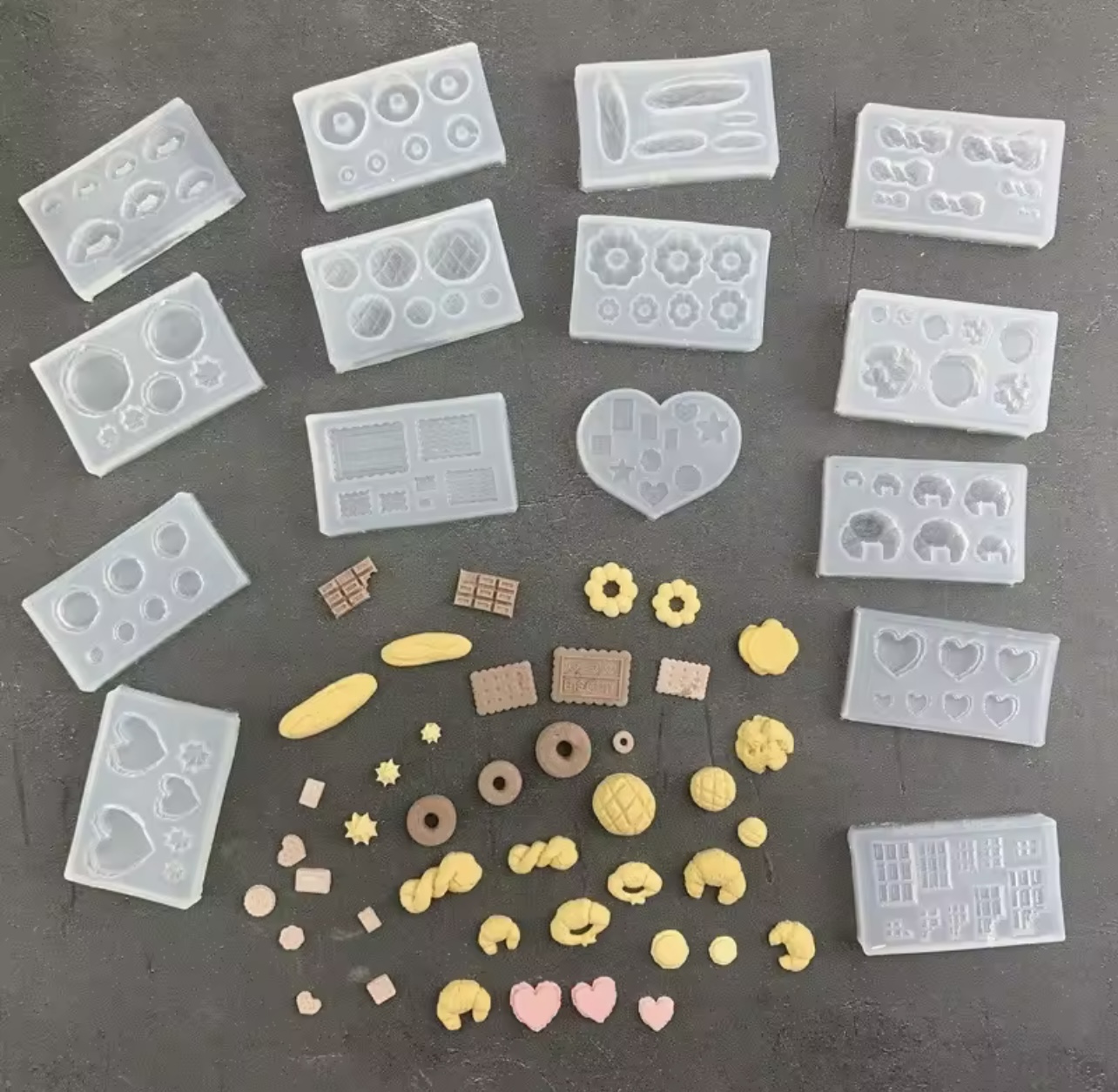 Мини силиконови молдове „Сладкиши-15молда в сет“-Арт. №2511242 Материали за свещи Art, Home & Decor 2 Мини силиконови молдове „Сладкиши-15молда в сет“-Арт. №2511242