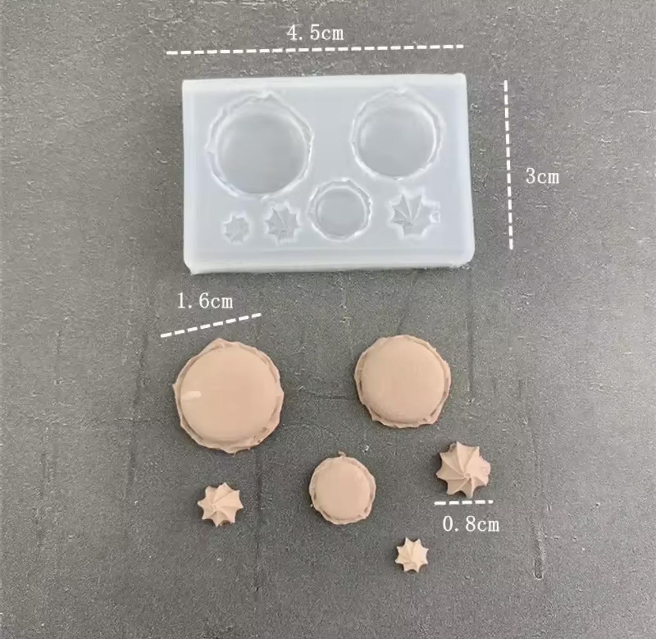 Мини силиконови молдове „Сладкиши-15молда в сет“-Арт. №2511242 Материали за свещи Art, Home & Decor 3 Мини силиконови молдове „Сладкиши-15молда в сет“-Арт. №2511242 - Image 2