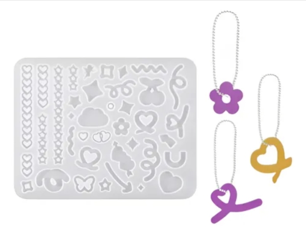 Silicone mold for jewelry – Interesting shapes 1 – Art.№ 2511186 Molds / Epoxy Resin Molds Art, Home & Decor Silicone mold for jewelry – Interesting shapes 1 – Art.№ 2511186 Molds / Epoxy Resin Molds Art, Home & Decor