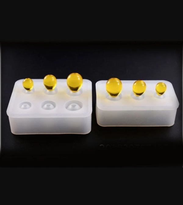 Silicone mold for spherical castings 3 pcs. – Art. №2511190 Molds / Epoxy Resin Molds Art, Home & Decor Silicone mold for spherical castings 3 pcs. – Art. №2511190 Molds / Epoxy Resin Molds Art, Home & Decor