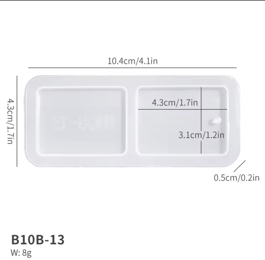 Малък правоъгълен силиконов молд, 2бр – Арт. №2511198 Некатегоризирани Art, Home & Decor Малък правоъгълен силиконов молд, 2бр – Арт. №2511198 Некатегоризирани Art, Home & Decor