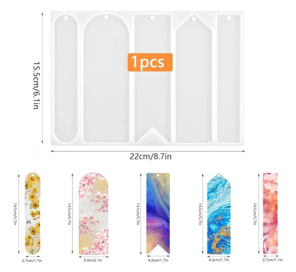 Силиконов молд за книгоразделители, 5 бр. – Арт.№2511200 Молдове и калъпи Art, Home & Decor