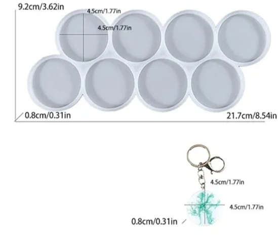 Силиконов молд за магнити 4,5 см. – Арт.№ 2511205 Молдове и калъпи Art, Home & Decor 3 Силиконов молд за магнити 4,5 см. – Арт.№ 2511205 - Image 2