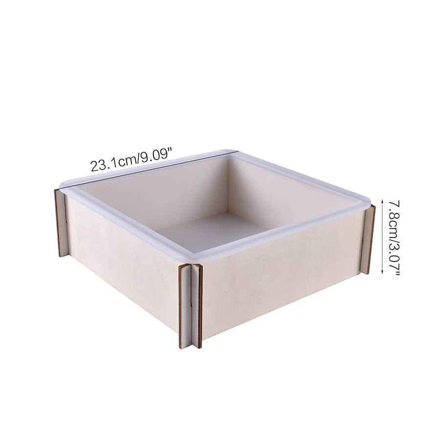 Квадратен силиконов молд с дървена конструкция – Арт. № 2511210 Молдове и калъпи Art, Home & Decor 3 Квадратен силиконов молд с дървена конструкция - Арт. № 2511210 - Image 2