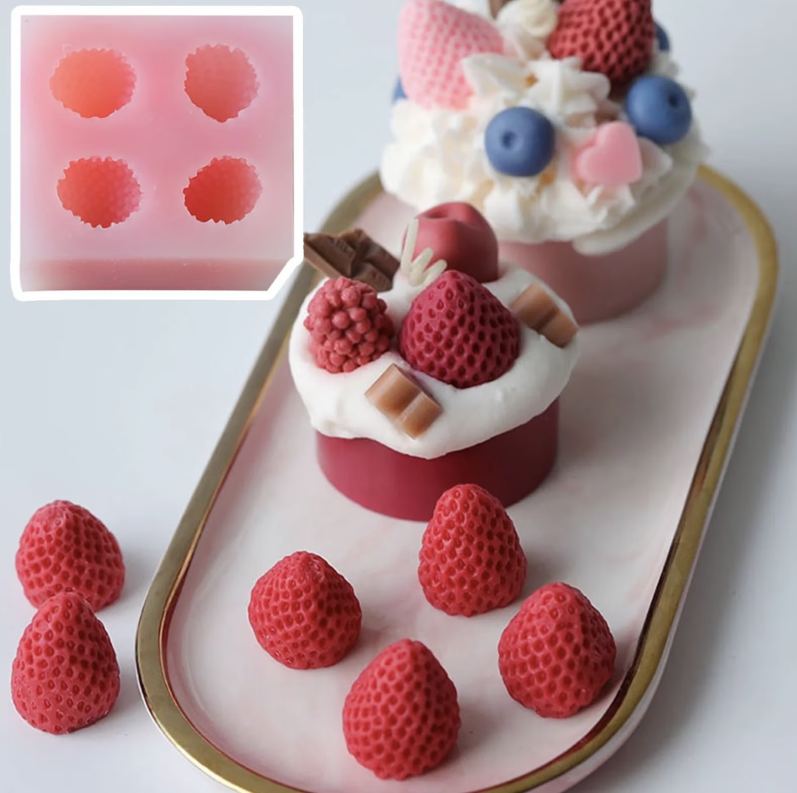 Силиконов молд капини-4 броя Art.№2511235 Материали за сапуни Art, Home & Decor 2 Силиконов молд капини-4 броя Art.№2511235