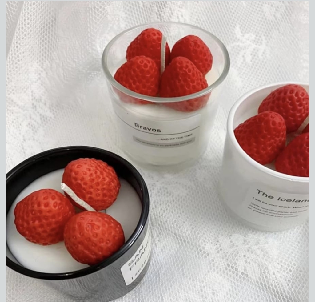 Силиконов молд  ягоди-4 броя големи  Art.№2511244 Материали за сапуни Art, Home & Decor